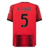 AC Milan B. Toure 5 Hjemme 2023-24 - Fodboldtrøjer (S/S)